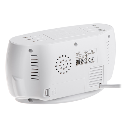 Adler LED clock with thermometer | AD 1186