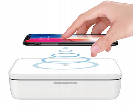 URZĄDZENIE DO STERYLIZACJI OZON UV-C ŁADOWARKA QI