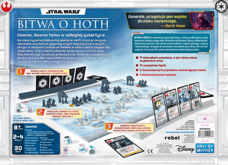 GRA STAR WARS: BITWA O HOTH  - podstawa - REBEL