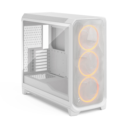 Fractal Design Meshify 3 XL RGB TG PC Gehäuse - Big-Tower, E-ATX, Tempered Glass - weiß