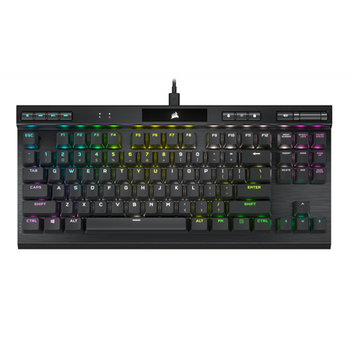 Corsair K70 RGB TKL Champion Series Gaming keyboard, RGB LED light, US, Wired, Black