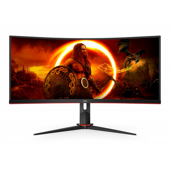 AOC Gaming CU34G2XP/BK, 86,4 cm (34 Zoll) Curved, 180Hz, Adaptive Sync, VA - 2xDP, 2xHDMI