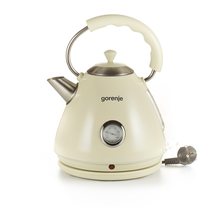 Gorenje K17CLI Standard 2200 W 1.7 L Plastic/ metal 360° rotational base Cream