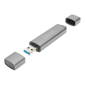 DIGITUS Dual Card Reader Hub USB-C / USB 3.0, OTG Digitus