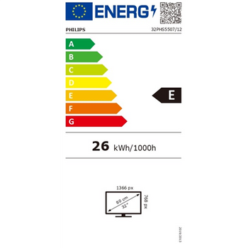 Philips LED HD TV 32PHS5507/12 32" (80 cm) HD LED 1366 x 768 Black