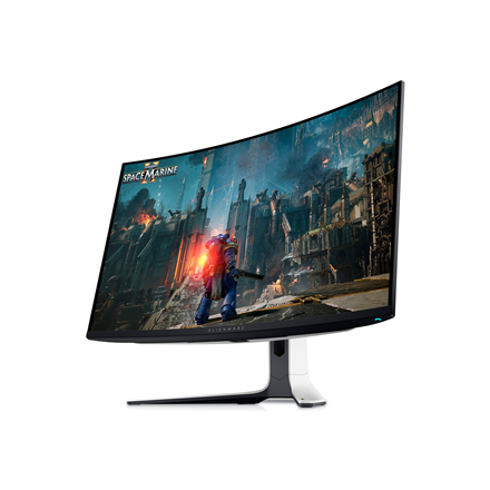Dell | Curved Screen Gaming Monitor | AW3225QF | 31.6 " | OLED | 4K UHD | 16:9 | 240 Hz | 0.03 ms | 3840 x 2160 pixels | 1000 cd/m² | Power connector, Security-lock slot, Joystick, USB-A, USB-B, USB-C, HDMI, DispalyPort | HDMI ports quantity 2 | White / B