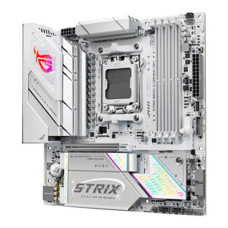 Asus ROG STRIX B850-G GAMING WIFI | Processor family AMD | Processor socket AM5 | DDR5 | Supported hard disk drive interfaces SATA, M.2 | Number of SATA connectors 2