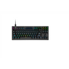 Corsair K60 PRO TKL RGB Gaming keyboard, RGB LED light, NA, Wired, Black, Optical-Mechanical