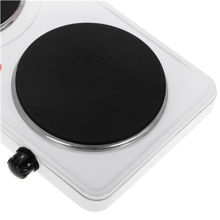 Adler Hot Plate | AD 6520 | Number of burners/cooking zones 2 | White | Electric