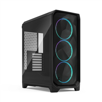 Fractal Design Meshify 3 RGB TG Light PC-Gehäuse, Midi-Tower, E-ATX - schwarz