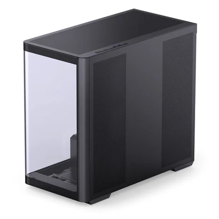 Jonsbo D300 Midi-Tower, mATX, 270 Grad, Tempered Glass - schwarz