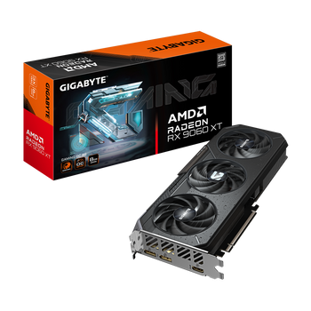 Gigabyte Radeon RX 9060 XT Gaming OC 8G Grafikkarte, 8192 MB GDDR6