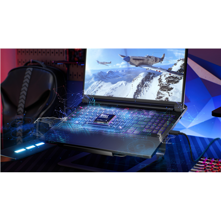 Lenovo Legion Pro 7 16IAX10H | Eclipse Black | 16 " | OLED | WQXGA | 2560 x 1600 pixels | Intel Core Ultra 9 | 275HX | 32 GB | CSODIMM DDR5 | Solid-state drive capacity 2x1000 GB | NVIDIA GeForce RTX 5080 | GDDR7 | 16 GB | Windows 11 Home | 802.11be | Blu