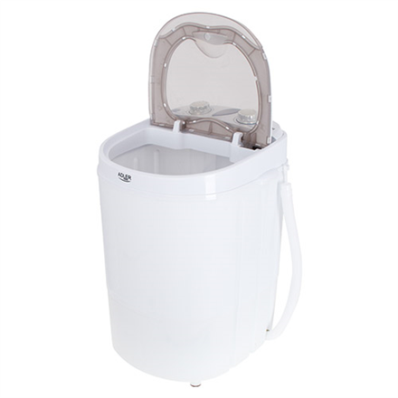 Adler Mini washing machine AD 8055 Top loading Washing capacity 3 kg Depth 37 cm Width 36 cm White