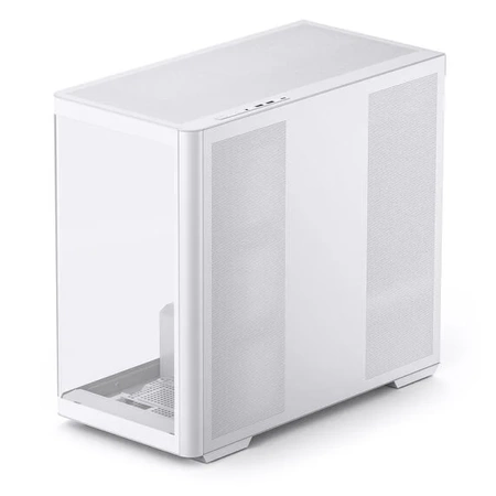 Jonsbo D300 Midi-Tower, 270 Grad, Tempered Glass - weiß