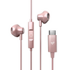Energy Sistem Wired Earphones | EasyPods Type C | Built-in microphone | USB-C | Rose Gold