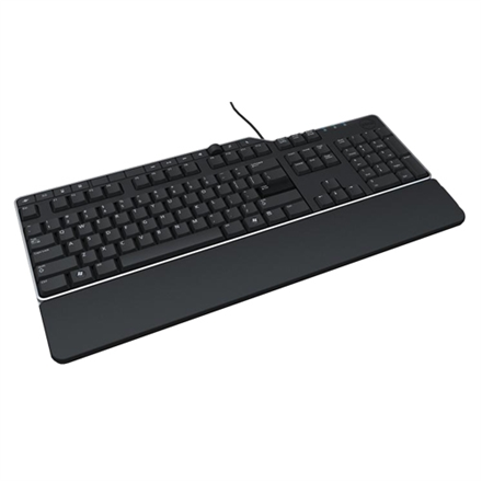 Dell KB-522 Multimedia Wired The Dell™ KB522 Wired Business Multimedia Keyboard has a newly refreshed ID and a sturdy/robust design with mid-profile keycap for great typing experience, quiet acoustics and durability for daily business usage. In addition, 