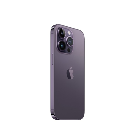 Apple iPhone 14 Pro Deep Purple 6.1 " Super Retina XDR display with ProMotion Apple A16 Bionic Internal RAM 6 GB 256 GB Dual SIM Nano-SIM 3G 4G 5G Main camera 48+12+12 MP Secondary camera 12 MP iOS 16 3200 mAh