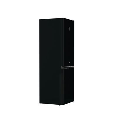 Gorenje Refrigerator NRK6192SYBK Energy efficiency class E, Free standing, Combi, Height 185 cm, No Frost system, Fridge net capacity 204 L, Freezer net capacity 96 L, Display, 38 dB, Black