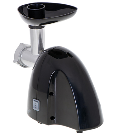 Adler Meat mincer AD 4811 Black 600 W Number of speeds 1 Throughput (kg/min) 1.8 3 replaceable sieves: 3mm for grinding poppies and preparing meat and vegetable stuffing; 5mm for meatballs, Roman roast and beef burgers; 7mm for coarsely ground sausages,