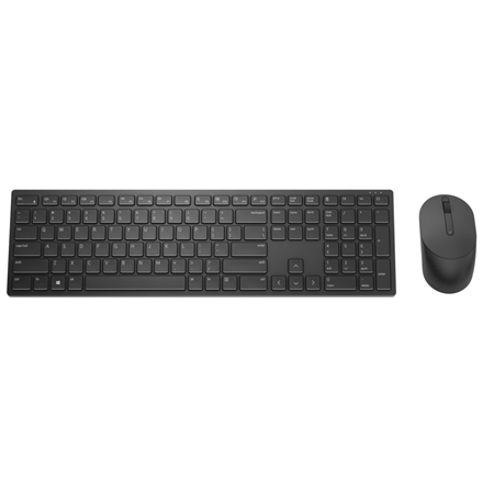 Dell Pro Keyboard and Mouse   KM5221W Keyboard and Mouse Set Wireless Batteries included EE Wireless connection Black