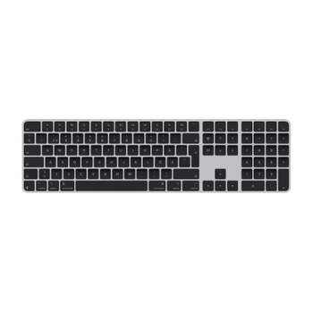 Apple Magic Keyboard with Touch ID and Numeric Keypad for Mac models with Apple silicon - Swedish - Black Keys | Apple