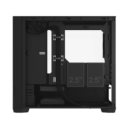 Fractal Design Pop Mini Silent Side window Black TG Clear Tint mATX, Mini ITX Power supply included No