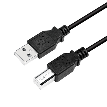 Logilink USB cable USB 2.0 A to B 2x male CU0009B 5 m, USB-A male, USB-B male
