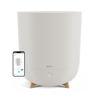 Duux Smart Humidifier Neo Water tank capacity 5 L Suitable for rooms up to 50 m² Ultrasonic Humidification capacity 500 ml/hr Greige