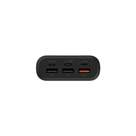 Silicon Power Power Bank QS55 20000 mAh, Black