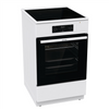 Gorenje Cooker GEIT5C60WPG Hob type Induction Oven type Electric White Width 50 cm Grilling 70 L Depth 59.4 cm