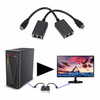 KABEL KONWERTER HDMI na LAN PO SKRĘTCE RJ45 30M