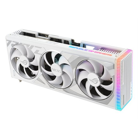 Asus ROG-STRIX-RTX4090-O24G-WHITE NVIDIA, 24 GB, GeForce RTX 4090, GDDR6X,  PCI Express 4.0, HDMI ports quantity 2, Memory clock speed 2610 MHz