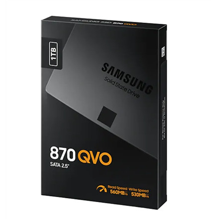 Samsung 870 QVO 2,5 Zoll SSD, SATA 6G - 1 TB