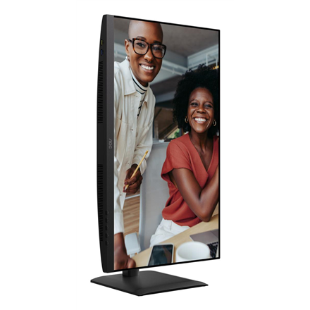 AOC U27E4CV | 27 " | IPS | UHD | 16:9 | 60 Hz | 4 ms | 3840 x 2160 pixels | 400 cd/m² | HDMI ports quantity 2 | Black