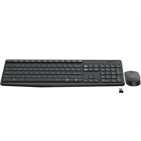 Logitech Desktop MK235 Wireless [DE] dark grey