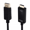 Kabel DISPLAY PORT do HDMI 1,8M DP DisplayPort 4K