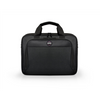 PORT DESIGNS HANOI II CLAMSHELL 105064 Fits up to size 15.6 " Messenger - Briefcase Black Shoulder strap