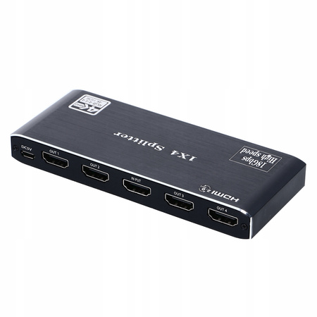 SPLITTER HDMI 2.0 1x4 ROZDZIELACZ UHD 4K HDCP 2.2