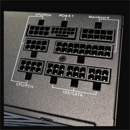 Netzteil ATX 3.1 LC-Power 850W/135mm 80+ Gold zertifiziert Voll Modular PCIe 5.1 Retail