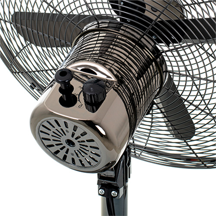 Gerlach Velocity Fan GL 7327 Table Fan, Number of speeds 3, 100 W, Oscillation, Diameter 40 cm, Chrome