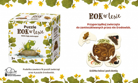 GRA ROK W LESIE. GDZIE ŻYJĄ ZWIERZĘTA? - NASZA KSIĘGARNIA