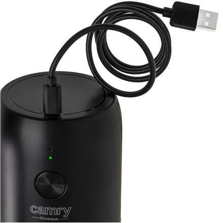 Camry Cordless USB Electric Coffee Grinder | CR 4302 | 25 W | Coffee beans capacity 25-30 g | Black