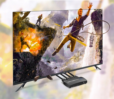 SWITCH HDMI 2.1 3x1 PRZEŁĄCZNIK 8K 4K 120HZ 240HZ