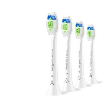 Philips Replacement brush heads | HX6064/87 Sonicare Optimal White | Heads | For adults | Number of brush heads included 4 | White