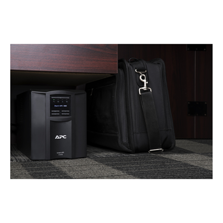 Schneider Electric APC Smart-UPS, Tower, 8x IEC C13 outlets, SmartConnect Port+SmartSlot, AVR, LCD | SMT1000IC | 1000 VA | 700 W | 230 V