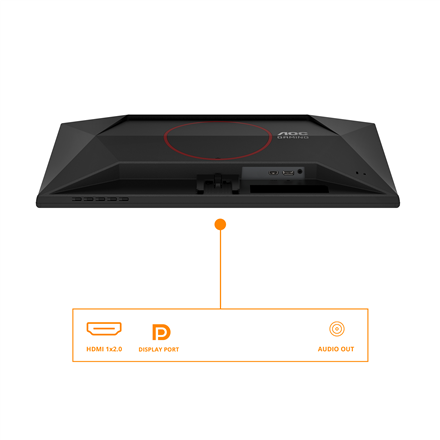 AOC 25G42E | 25 " | IPS | FHD | 16:9 | 180 Hz | 1 ms | 1920 x 1080 pixels | 300 cd/m² | HDMI ports quantity 1 | Black