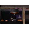 SUNRED Heater ARTIX C-HB, Compact Bright Hanging Infrared 1500 W Black IP24