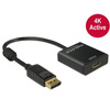 Delock Adapter DisplayPort 1.2 (DP) auf HDMI 4K (St/Bu) aktiv