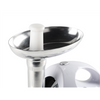 Tristar VM-4210 Meat Grinder White, 3 Stainless steel grinding plates, Aluminum grinder head, Aluminum hopper tray, Sausage stuffer, Kubbe attachment, Sausage accessory, Stainless steel blade, 550 W